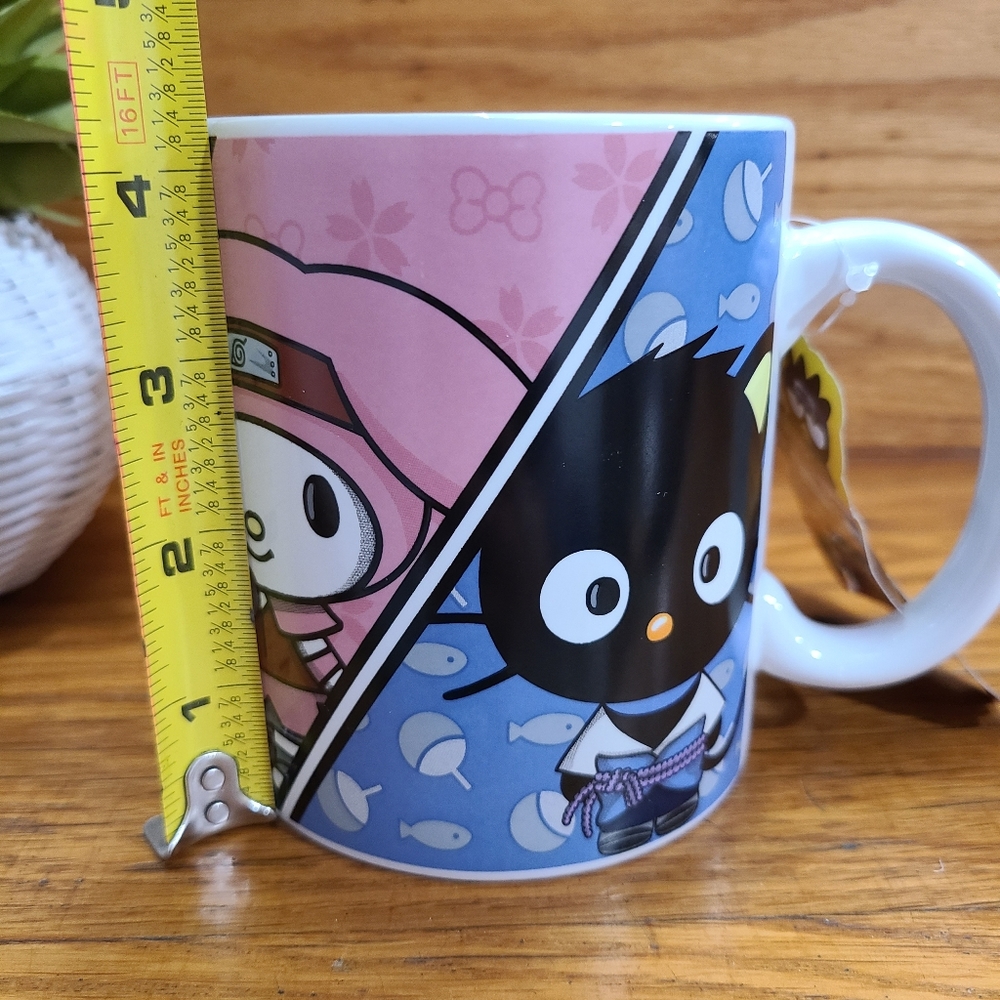 Naruto Shippuden Hello Kitty and Friends ceramic mug coffee cup - Picture 7 of 9